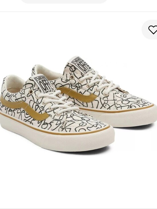 Vans Shoes - Vans Texured Waves X SK8 Marshmallow Abstract Low-Top Sneakers